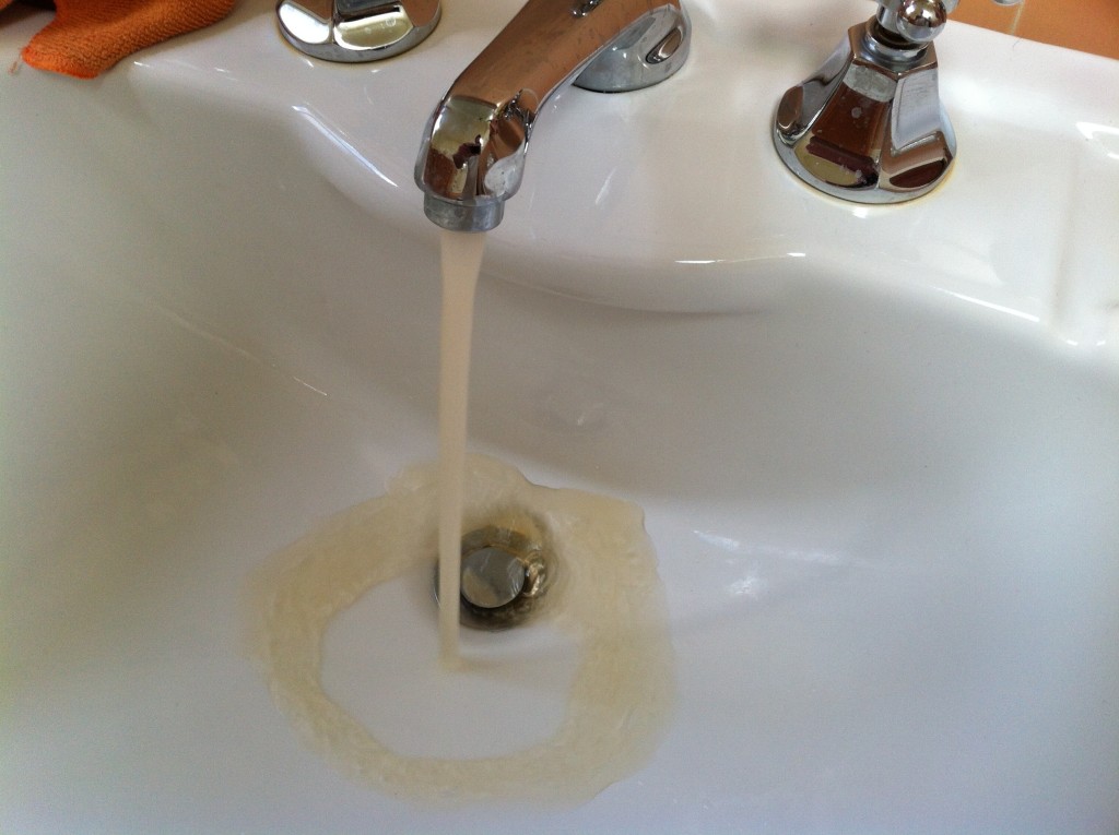 brown tap water