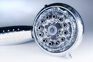 hard-water shower head