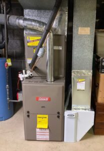 a new furnace installed